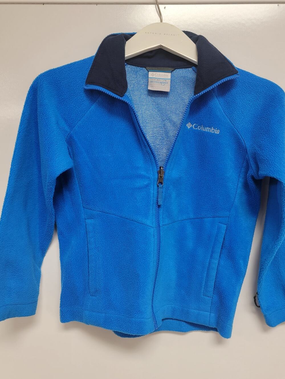 COLUMBIA Fleece Jacket Royal Blue and Navy Size S (8)  0125